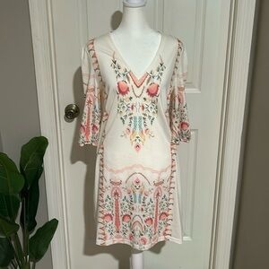 Made with love midi 1/2 sleeve dress size S